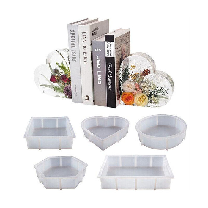 Large Crystal Epoxy Resin Mold Heart Mould