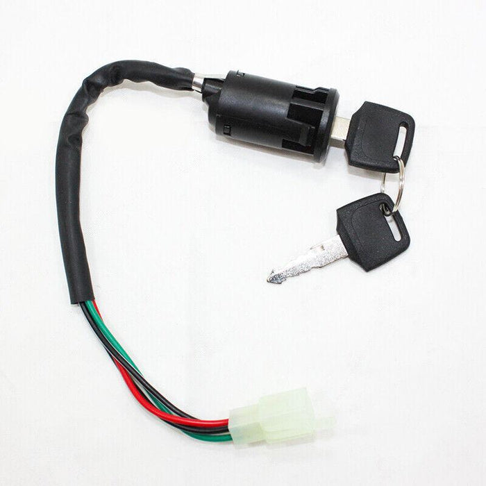 4 Wire Ignition Key Barrel Switch 50cc 110cc 125cc 150cc PIT Quad Dirt Bike