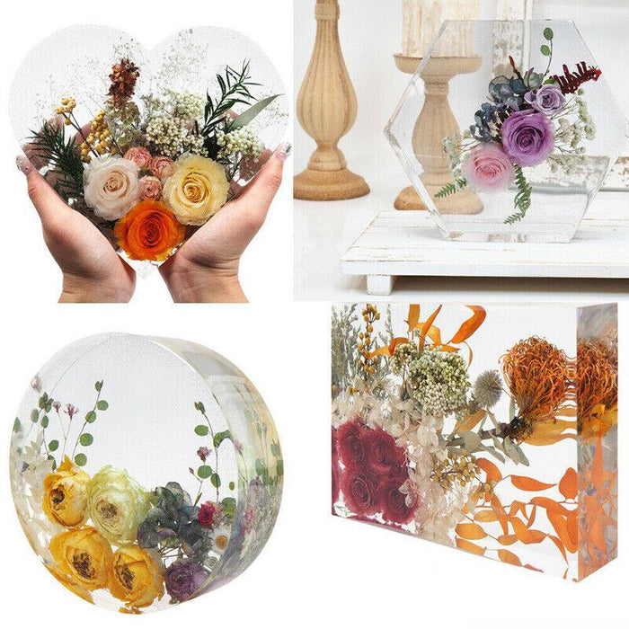 Large Crystal Epoxy Resin Mold Heart Mould