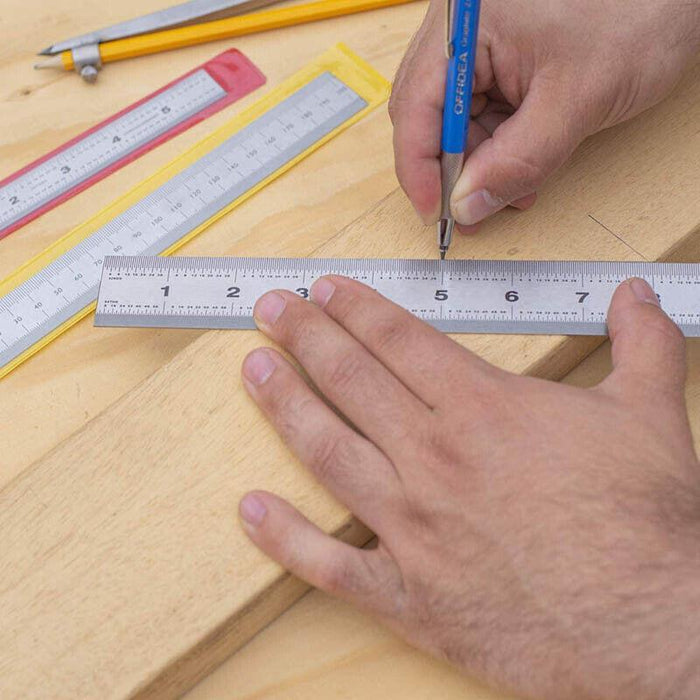 15cm Double Sided Stainless Steel Metal Ruler