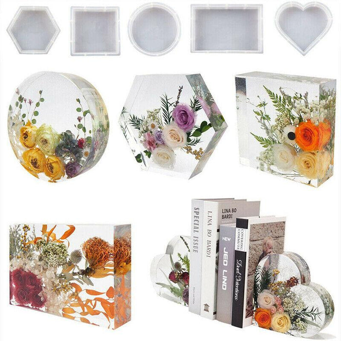Large Crystal Epoxy Resin Mold Heart Mould