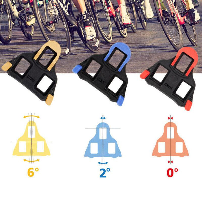 Road Bike Pedal Insoles Rubber Base Red