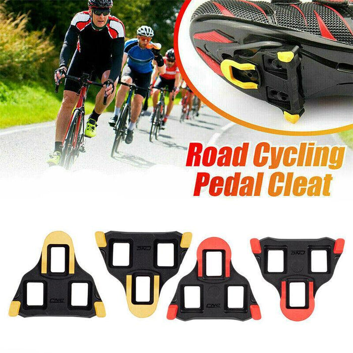 Road Bike Pedal Insoles Rubber Base Red