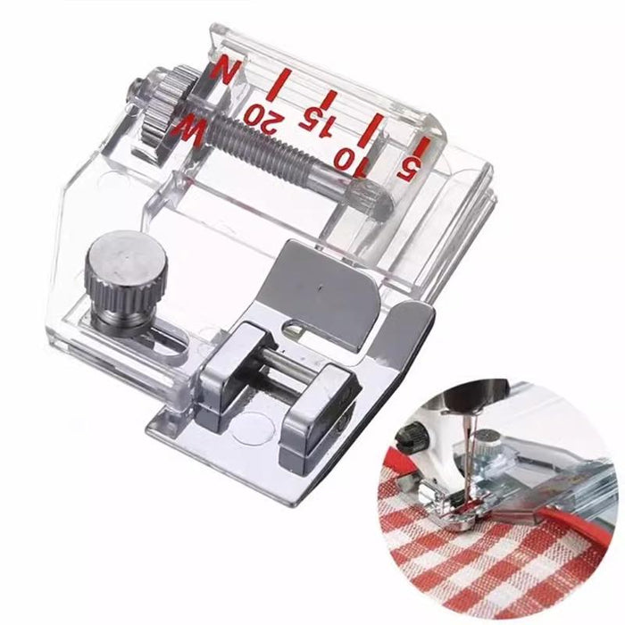 DIY Bias Binding Tape Maker Kits Quilting Binder Fabric Sewing Foot Tool Set