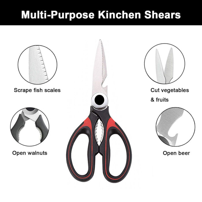 Multipurpose Kitchen Scissors for Efficient Cutting and Prepping
