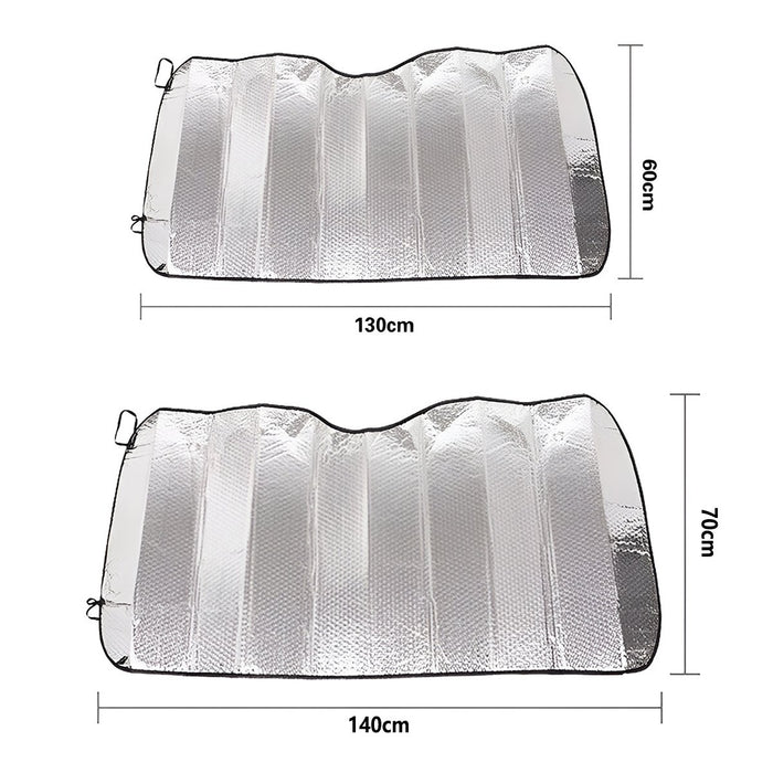 Car Windscreen Sun Shade Heat Reflective Windshield Front Rear Window UV Block