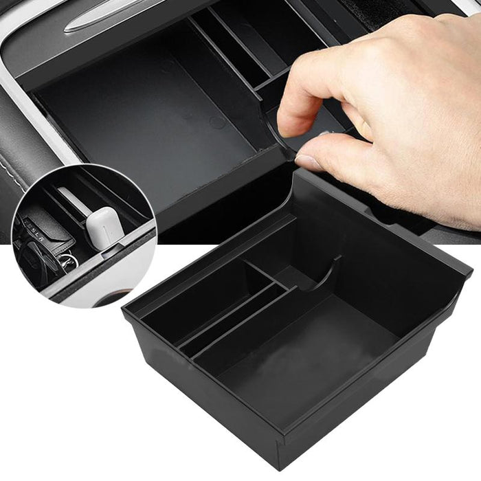 Centre Console Organizer Tray Armrest Storage Box Drawer for Tesla Model 3 & Y