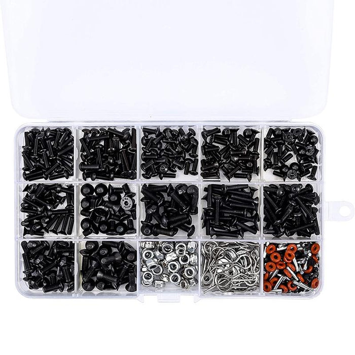 500PCS/Set RC Screws Box Repair Tool Kit for 1/10 HSP RC Car