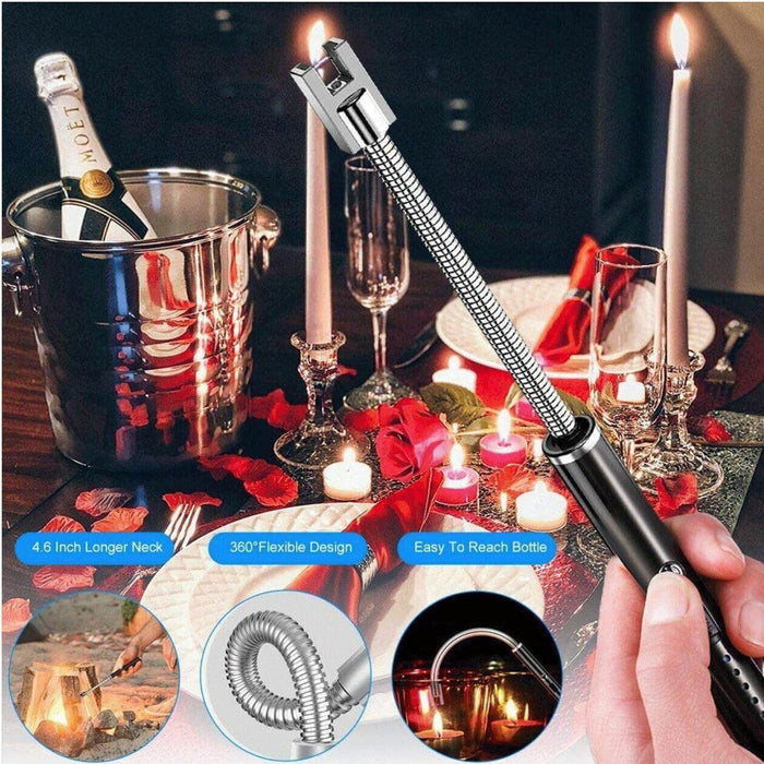 Eco-Friendly Flameless Lighter with Plasma ARC USB Rechargeable Design