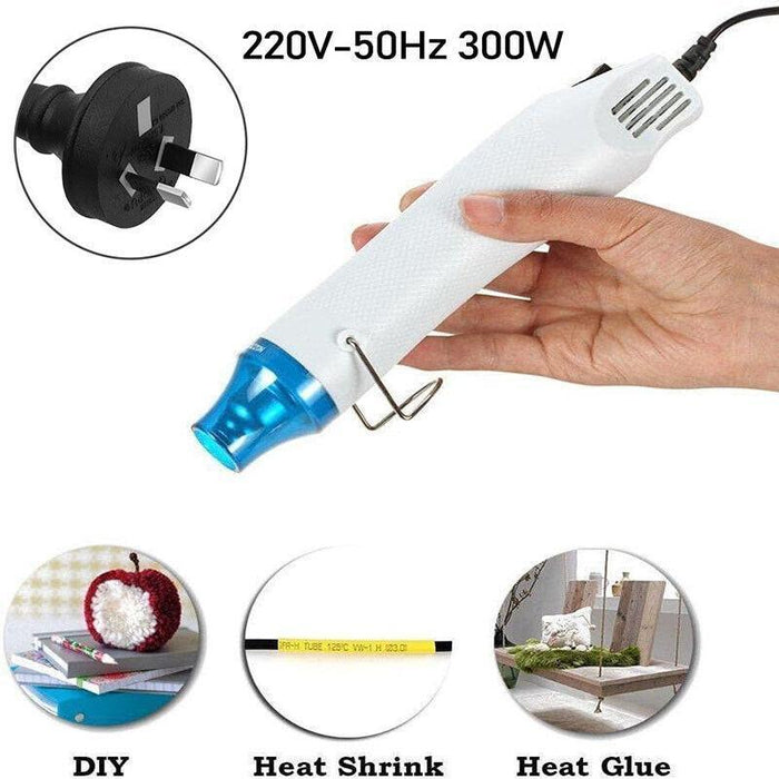300W Electric Hot Air Gun For Crafts Epoxy Resin Shrink Wrap Vinyl DIY Embossing