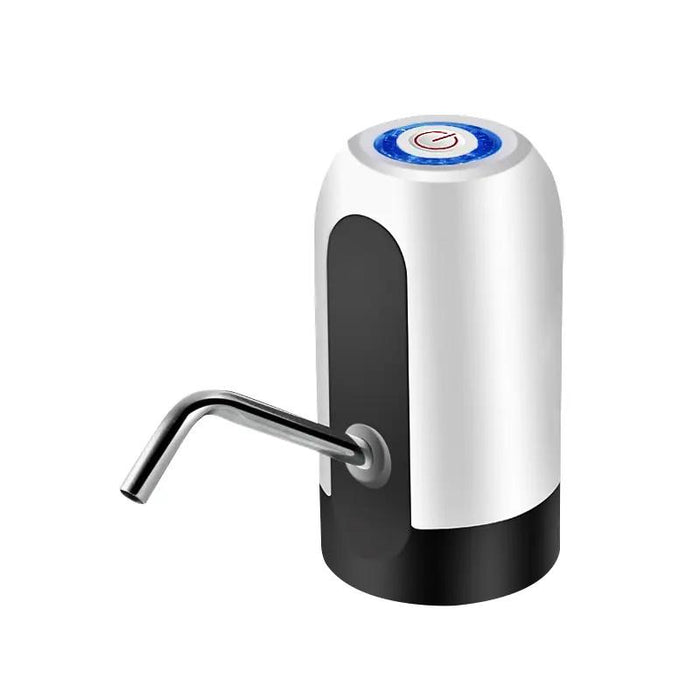 Electric Water Bottle Pump Dispenser Drinking USB Button Black White Drinking