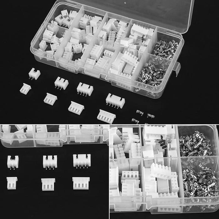 230PCS/Box XH 2.54 2p 3p 4p 5pin 2.54mm Pitch Terminal Kit JST Connector
