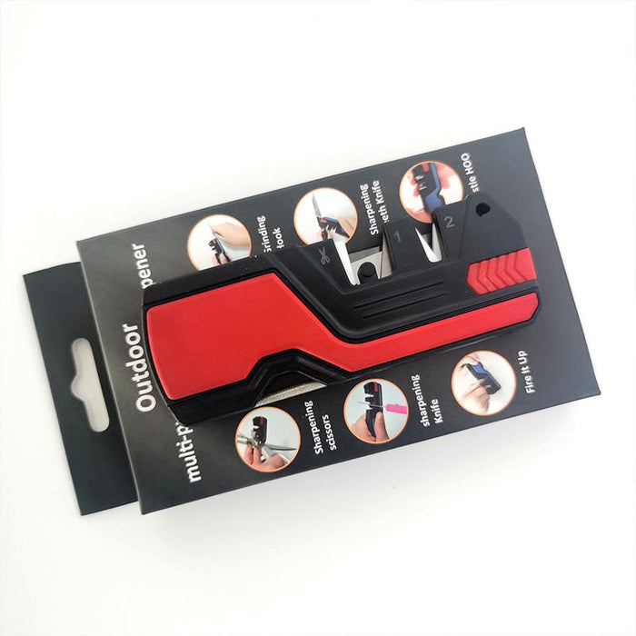 6-in-1 Knife Sharpener Diamond&Ceramic For Knives Blade Outdoor Survival Tool