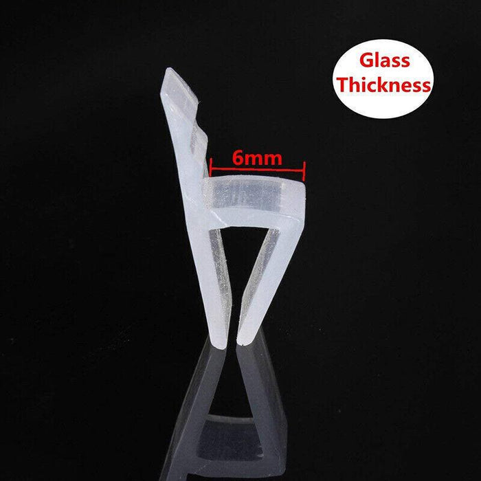 2M 6mm Seal Strip Screen Door Bathroom Shower Water Silicone H Shape