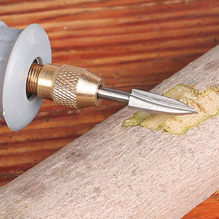 5-Piece High-Speed Wood Carving Drill Bits for Dremel Rotary Tools