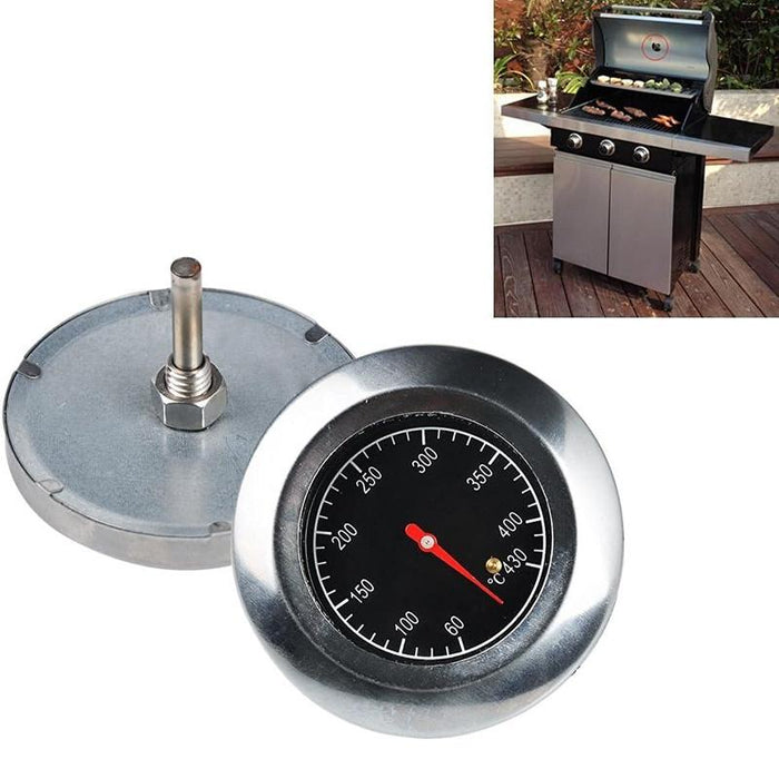 Latest Stainless Steel BBQ Smoker Grill Thermometer Temperature Gauge 50-500℃