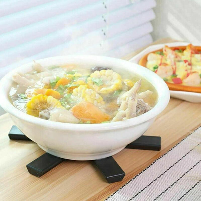 Creative Folding Heat Insulation Pot Pad Non Slip Foldable Bowl Cup Coaster Mat