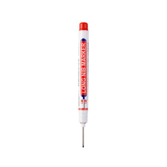 6PCS Long Head Deep Hole Long Nosed Marker Multifunction Marker Deep Drill Hol
