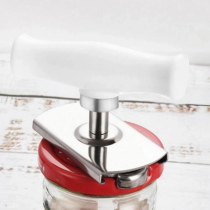 Adjustable Jar Opener Stainless Steel Lids Off for weak Hands Seniors Arthritis