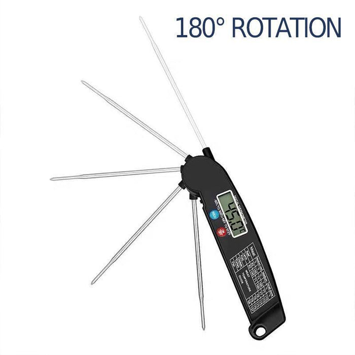 Foldable Digital Thermometer Probe Temperature Kitchen Cooking Food BBQ Meat Jam