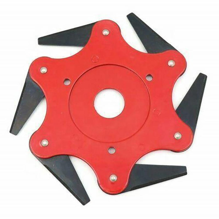Lawn Trimmer Blades 6-Teeth Steel Brush Cutter Head for Garden Mastery