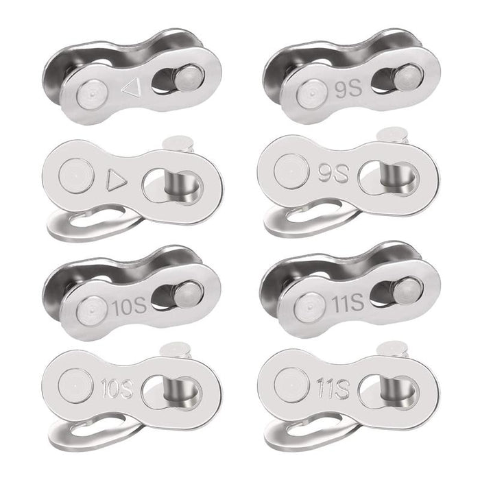 6/7/8/ Speed Bike Chain Connector 5 Pairs With Simple Tool Silver