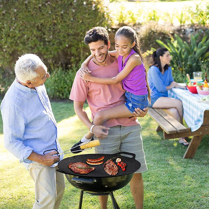 Korean Nonstick BBQ Grill Pan for Stovetop, Barbecue Portable Hot Plate Outdoor