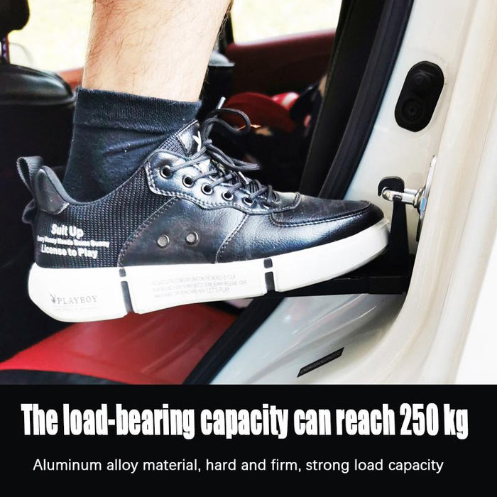 2xVehicle Access Roof Of Car Door Step Doorstep Rooftop Latch Pedal Hook Folding