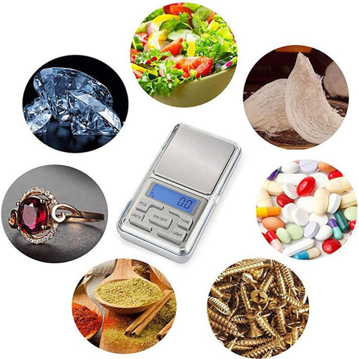 High-Precision Pocket Mini Digital Scales LED Display