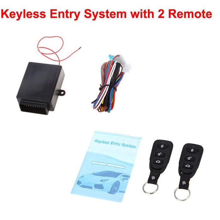 Universal Auto Remote Central Kit Door Lock Locking Vehicle Keyless Entry System