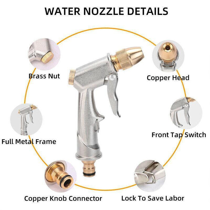 2PCS High Pressure Water Spray Gun Brass Nozzle