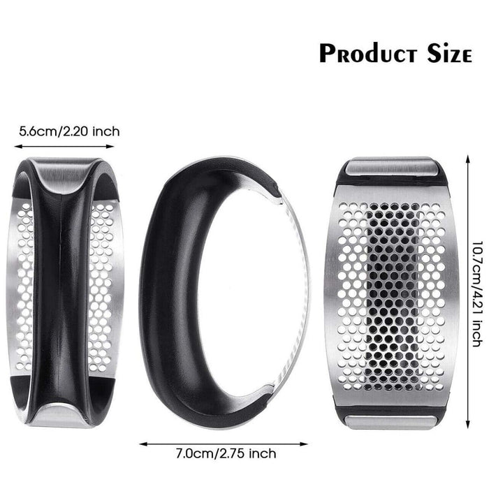 Stainless steel garlic masher Press Crusher Squeezer Masher Kitchen gadget