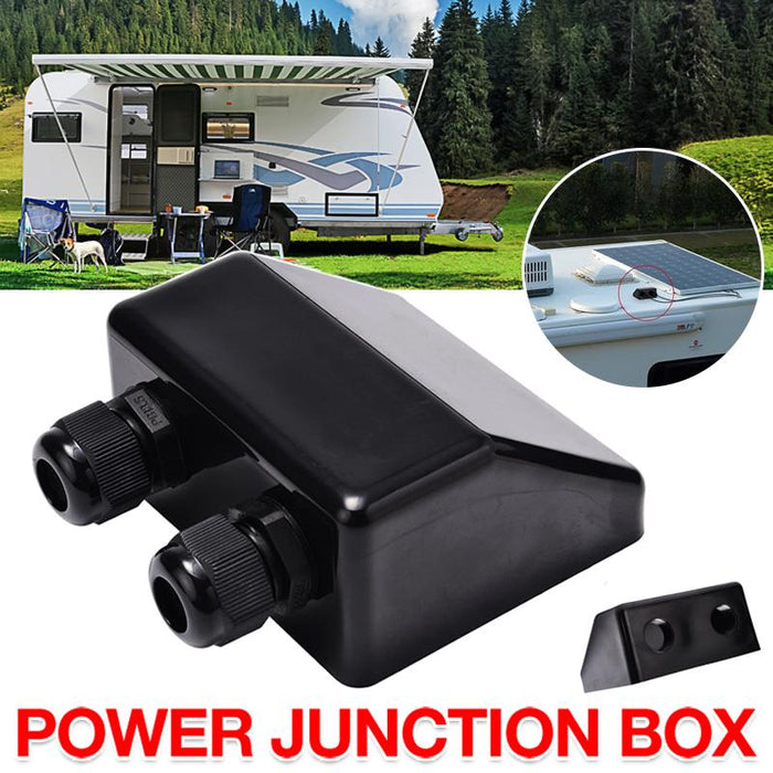 Renogy Waterproof Solar Panel Cable Entry Twin Cable Gland Corner Bracket Mount