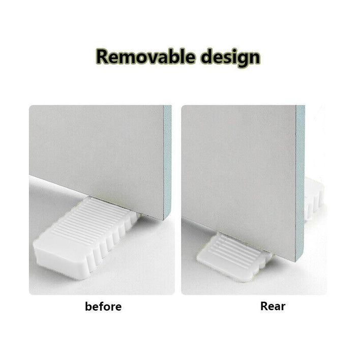 2PCS Thick Rubber Wedge Door Stoppers Floor Carpet Heavy Duty Door Stop Security