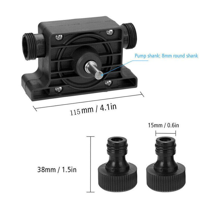 1Pack Self-Priming Transfer Oil Fluid Pumps Electric Drill Powered Water Pump AU