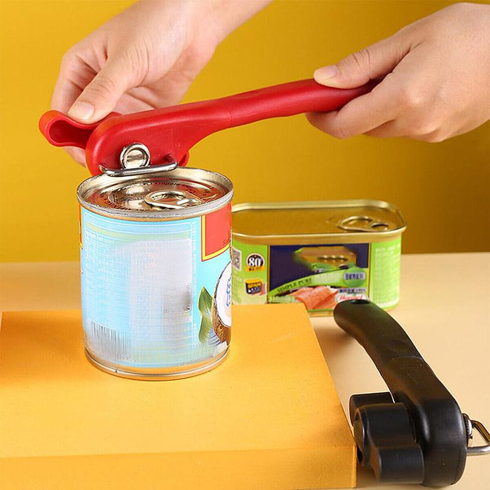 Side Stainless Steel Manual Smooth Edge Professional Can Opener Safe Cut Lid Tin