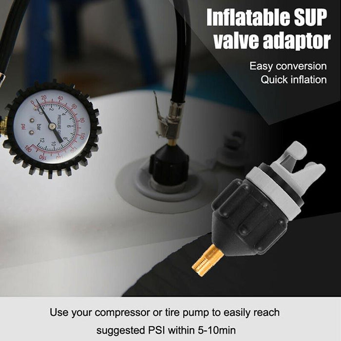 Sup Pump Air Valve Adapter For Inflatable Kayak Boat Stand Up Paddle  Board