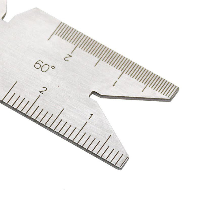 3PCS 55&60° Gauge Metric and English One-piece Thread Gauge
