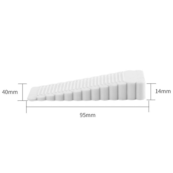 2PCS Thick Rubber Wedge Door Stoppers Floor Carpet Heavy Duty Door Stop Security