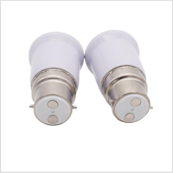 4/10x B22 to E27 Adapter Bulb Adapter E27 to B22 Edison Screws Bayonet Converter