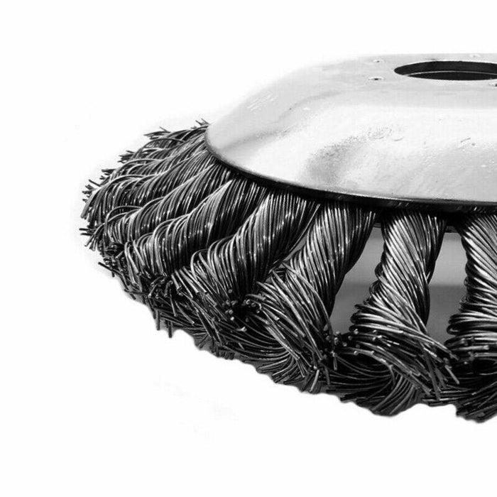 8 Inch Mower Head Steel Wire  Silver
