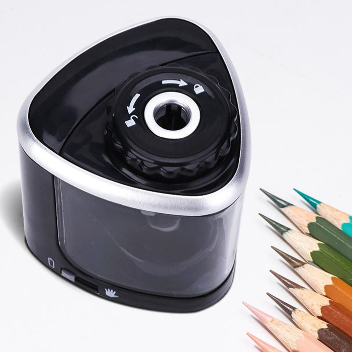 Electric Pencil Sharpener With 2 Blades Blue