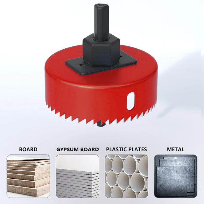 18X Hole Saw Drill Bit Kit Set Holesaw Wood Sheet Metal Timber Woodworking Tool