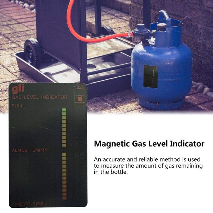 2PCS Magnetic Gas Tank Level Indicator Bottle Magnet Gauge BBQ Camping Outdoor
