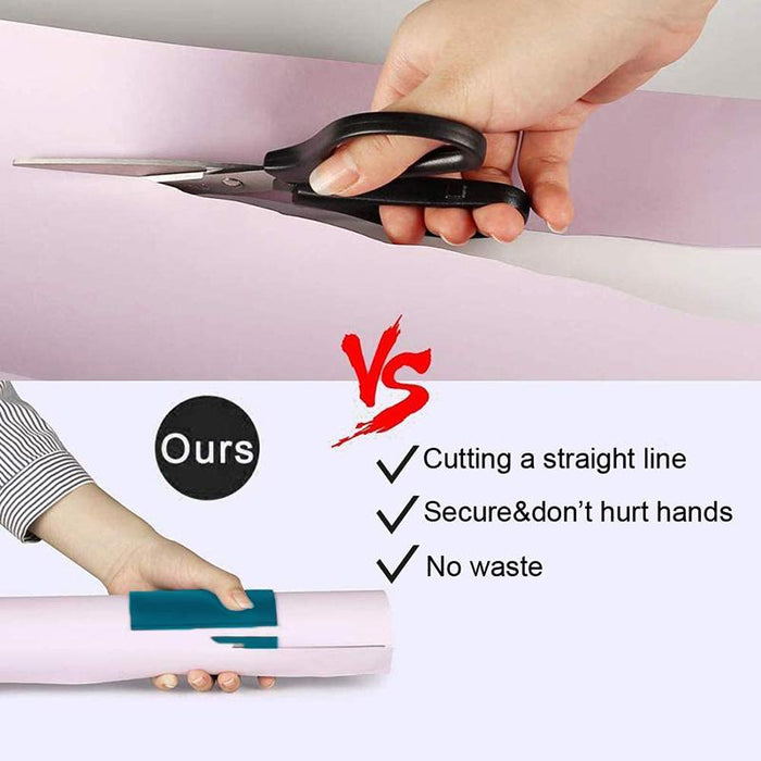 3X Sliding Wrapping Paper Cutter Craft Seconds Wrap Paper Christmas Cut Tools