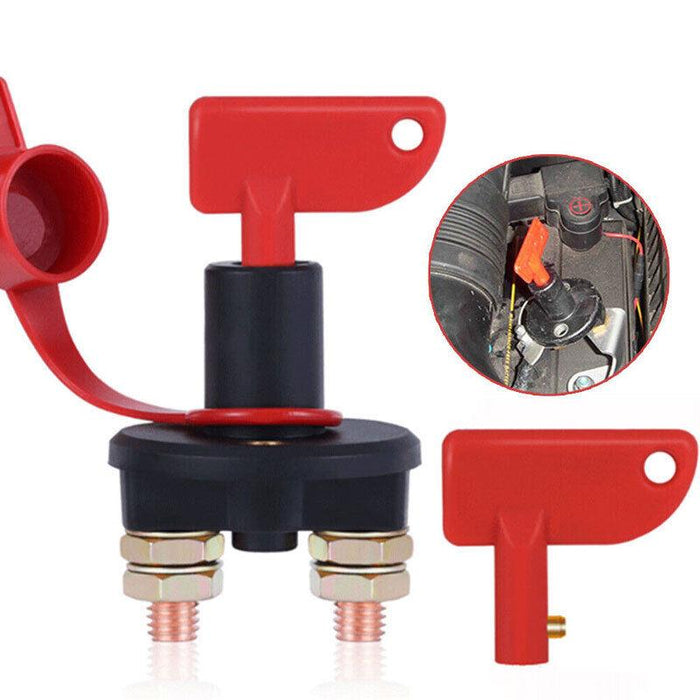 2PCS Battery Car Off Spare Switch Universal Key Cut Power Isolator