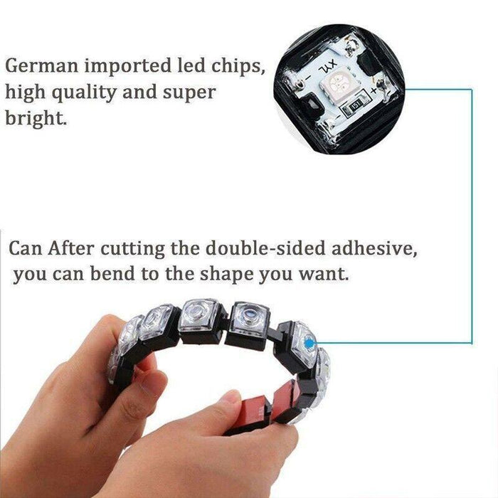 2PCS LED Boat Signal Nav Navigation Light Strip Waterproof Starboard Port Boat