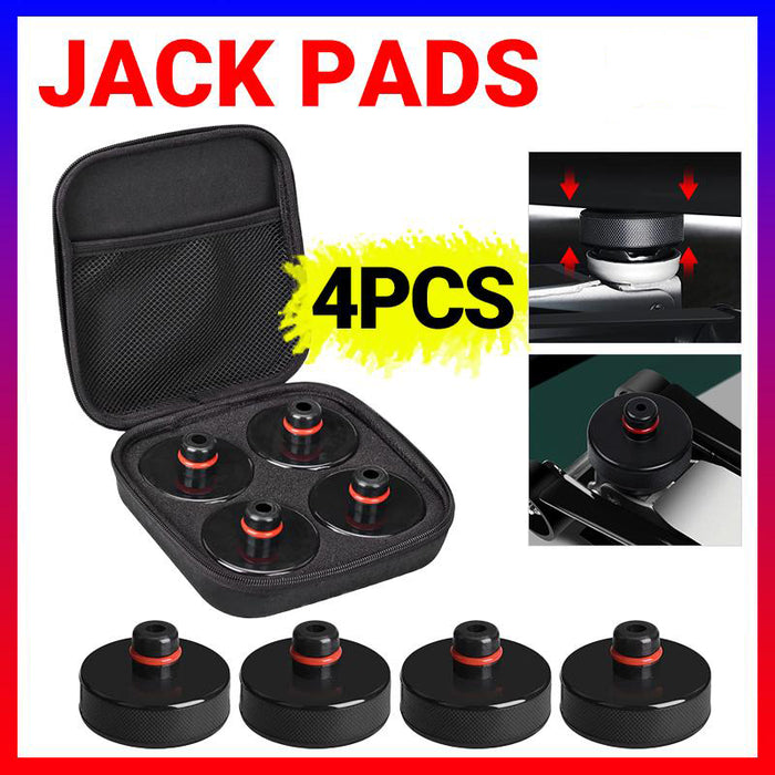 Lifting Jack Pad 4 Pucks with a Storage Case Accessories for Tesla Model 3/S/X/Y
