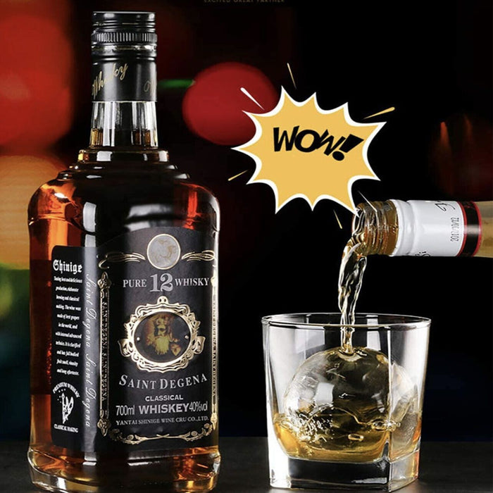 4/6 Large Ball Maker Whiskey Mould Big Mold Sphere Round Silicone Ice Cube Tray