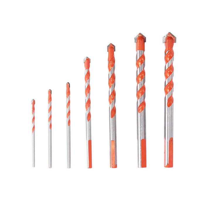 7 PCS Drill Bits Set Metric Metal Twist Cobalt HSS Steel Case 3-12mm Coated Tool